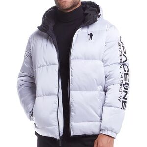 Space One Men's NASA Inspired Reversible Puffer Jacket - size  S